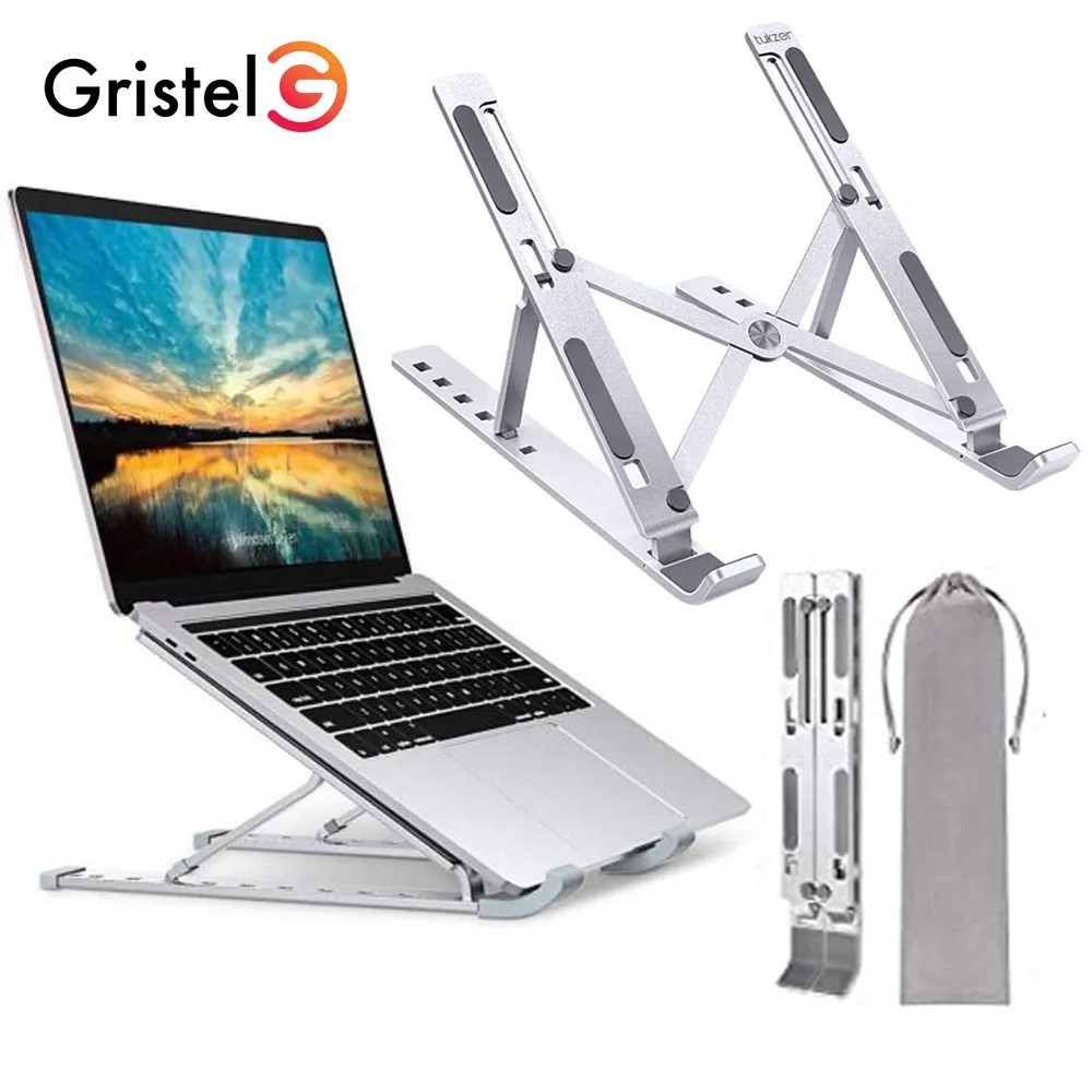 Laptop stand aluminum alloy adjustable multi-angle laptop stand 10-17 inch tablet notebook laptop stand - cloth stand