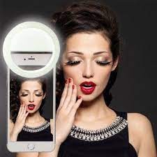 LED Front Loading Selfie Ring Light