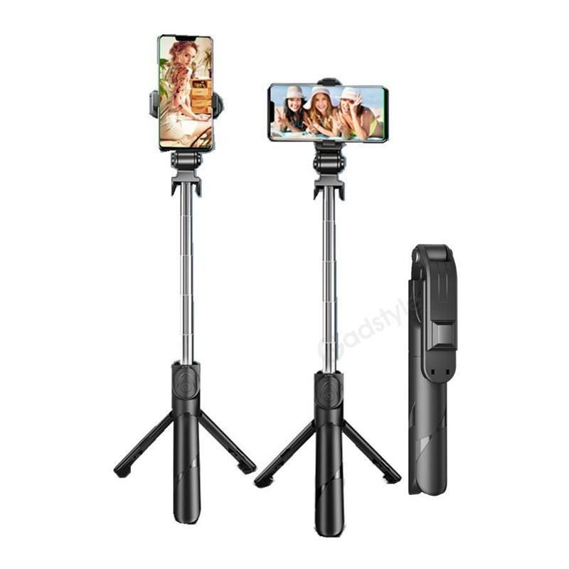 (GEARBEST ) XT-02 Selfie Stick Wired Remote Shutter Monopod Bluetooth Extendable Handheld Stabilizer Stand Tripod