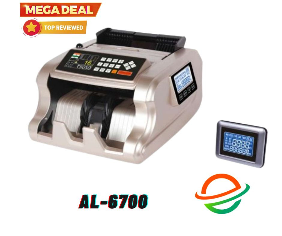 KINGTON AL 6700T Money Counting Machine with Fake note detector